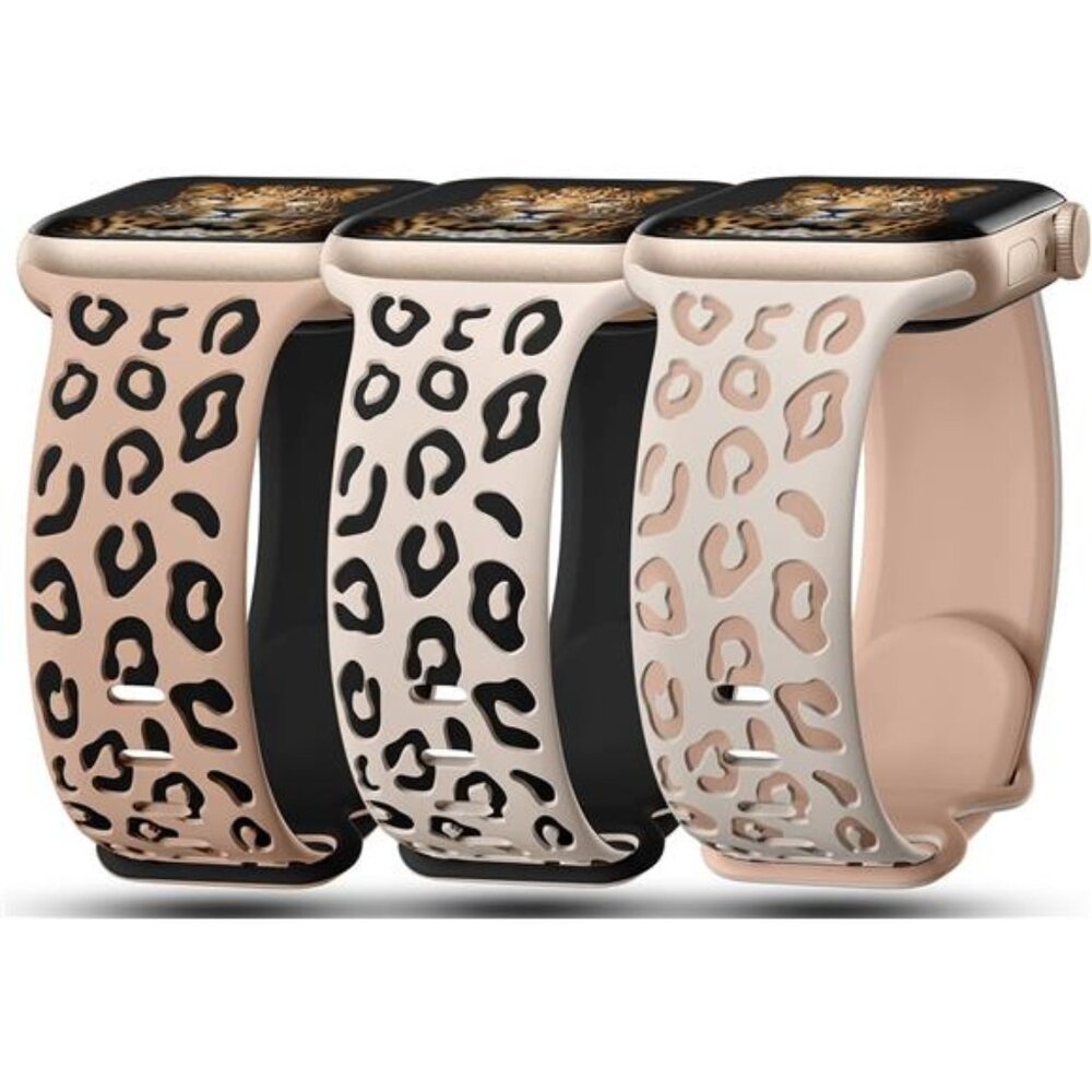 NEW 3 Pack Engraved Apple Watch Bands